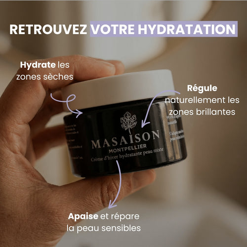Crème d’hiver hydratante peau mixte