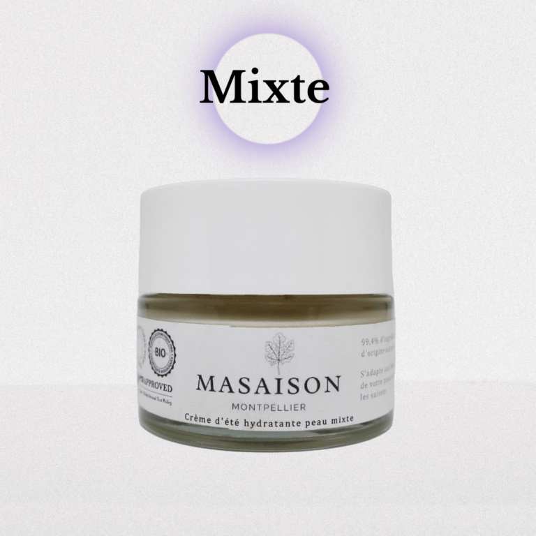 Crème hydratante pour peau mixte Masaison