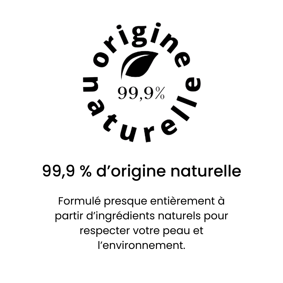 99,9 % d’origine naturelle